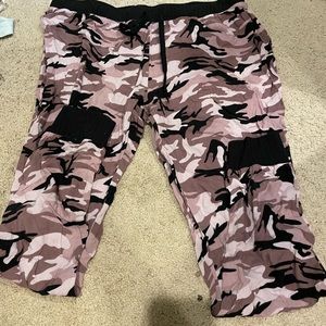 pink camo joggers